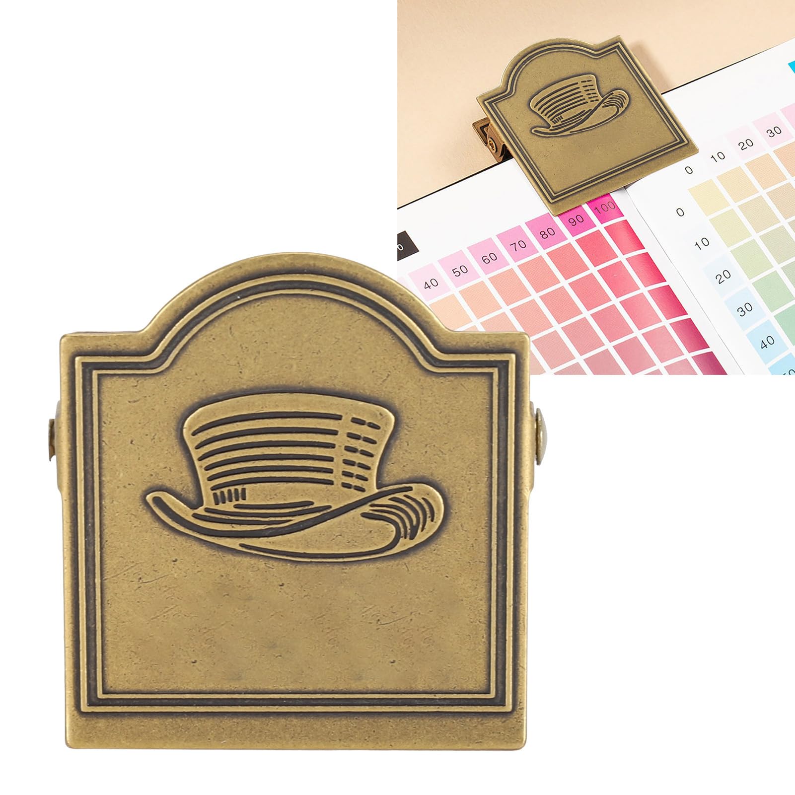 Pinces à Reliure En Métal Vintage En Alliage Pinces