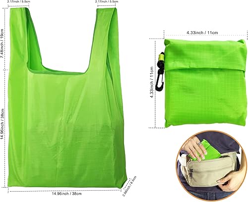 Miniatura 4 de Bolsas de compras Evohyah reutilizables para comestibles, sverde