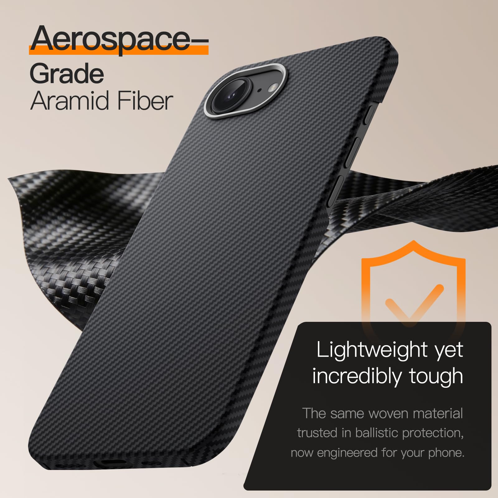 JETech para iPhone 17e (2026) / iPhone 16e Infinity AR Protector Pantalla y Funda Ultra Slim Lote