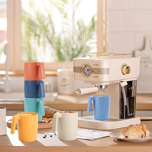 Miniatura 7 de Homienly Tazas de café de paja de trigo, alternativa a las tazas de café de plástico, juego de 6, tazas de café para acampar irrompibles, tazas de