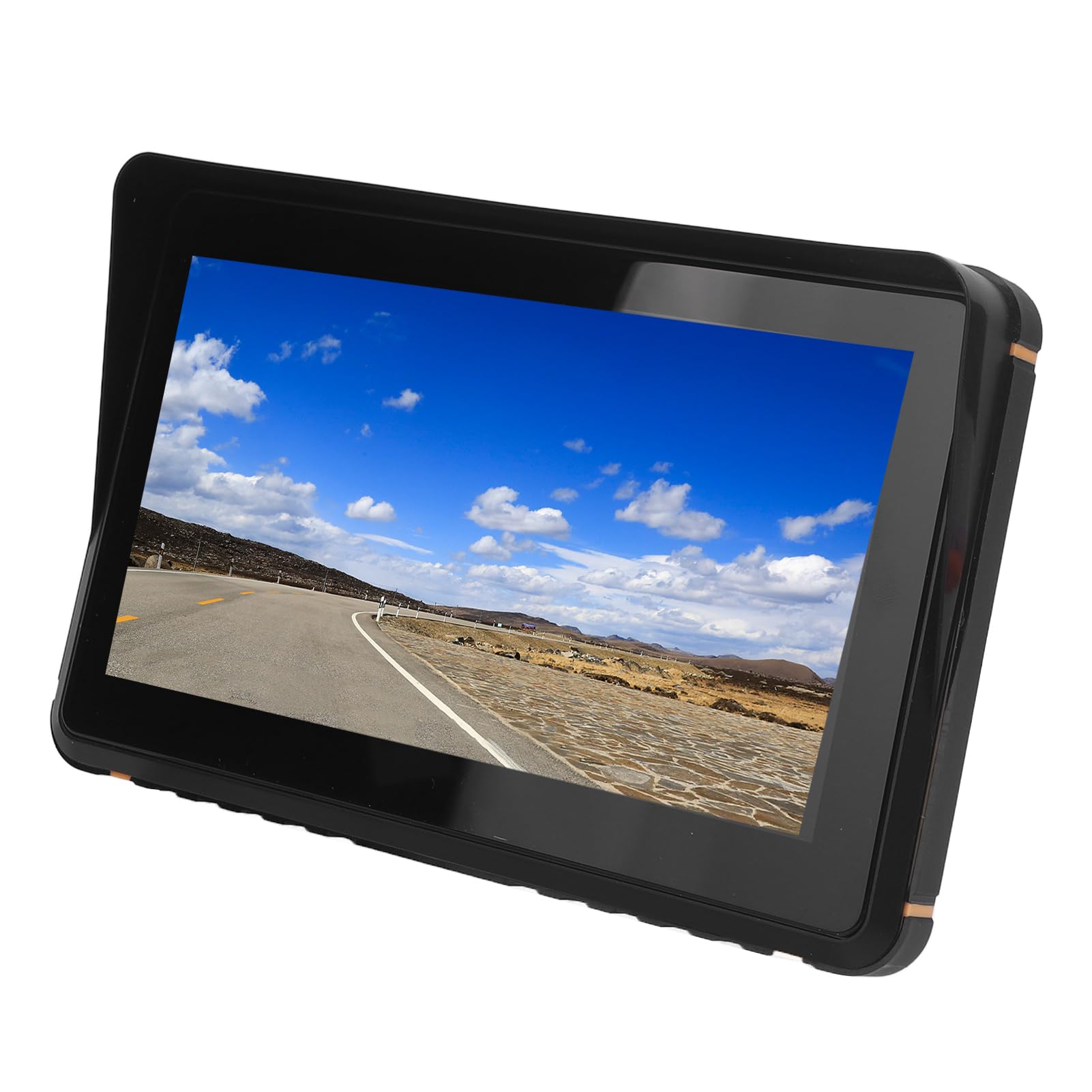 Motorrad-GPS-Navigationsgerät, 7-Zoll-Touchscreen-Motorrad-GPS-Multimedia-Player, Unterstützung für CarPlay für Android Auto, Wasserdichtes Motorrad-Carplay für Motorrad, Motorrad