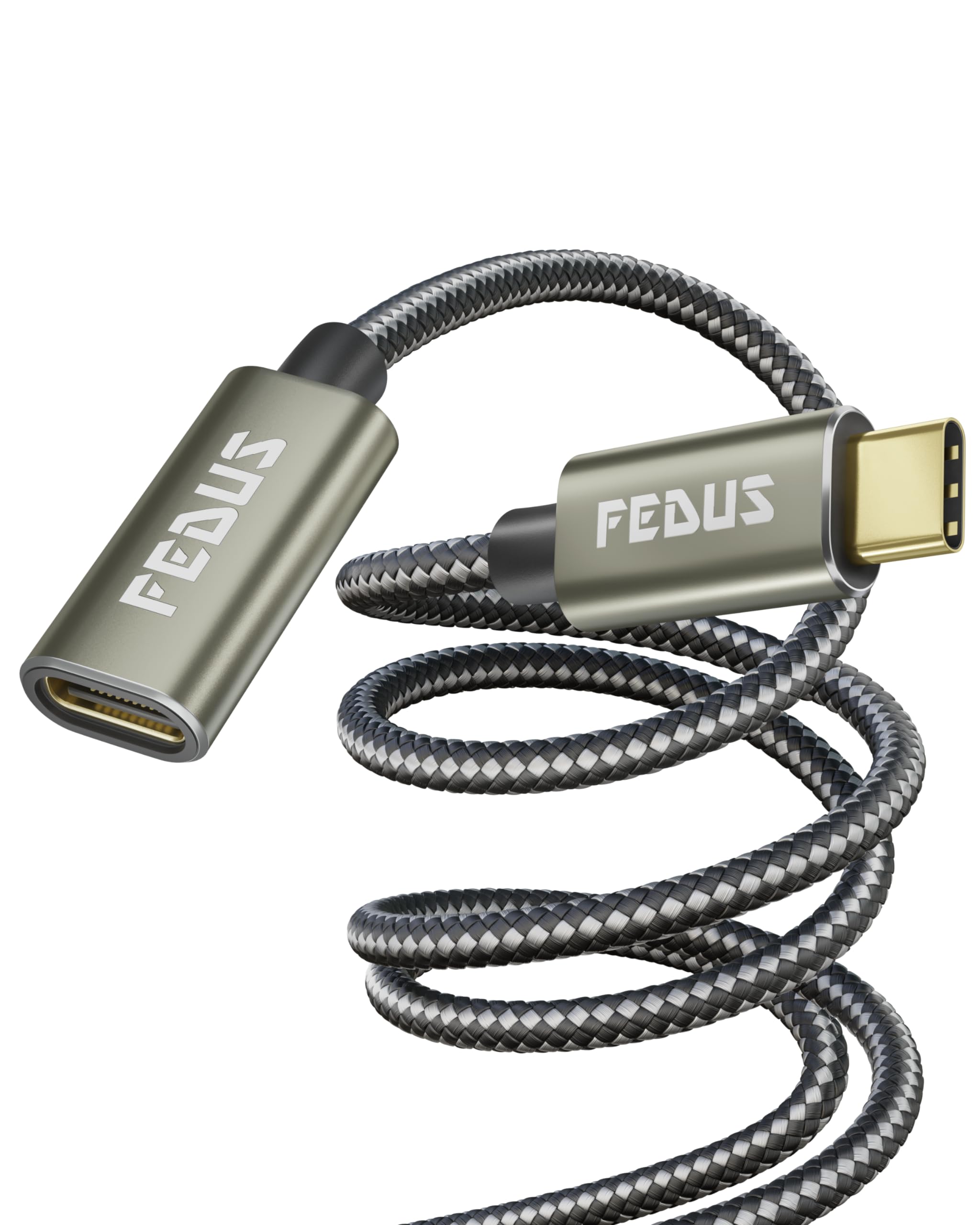 FEDUS USB C Extension Cable10Gbps, USB Type C 3.1 Gen 2 Male to Female Extension Charging 4K Video Sync wire C Type Male to Female Extender Cord for Phone, iPhone, MacBook, iPad, Dell (1.5-METER.) (B0CRBD2Z2R) Amazon Price History, Amazon Price Tracker