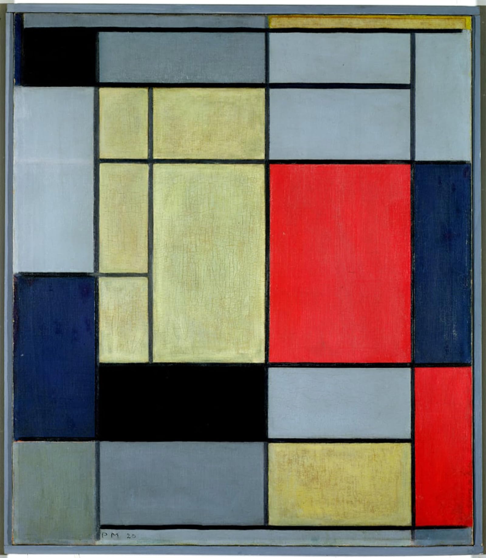 POSTERIIk Famous Print Pop Art Wall Art Graffiti Composition by Piet Mondrian Art Prints for Home Decor 60x90cm