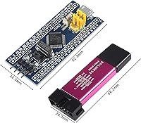 Vista 2 de Alinan 2 unids ST-Link V2 Unidad de Programación Emulador Descargador (color al azar)+2pcs STM32F103C6T6 Placa de desarrollo de sistema mínimo