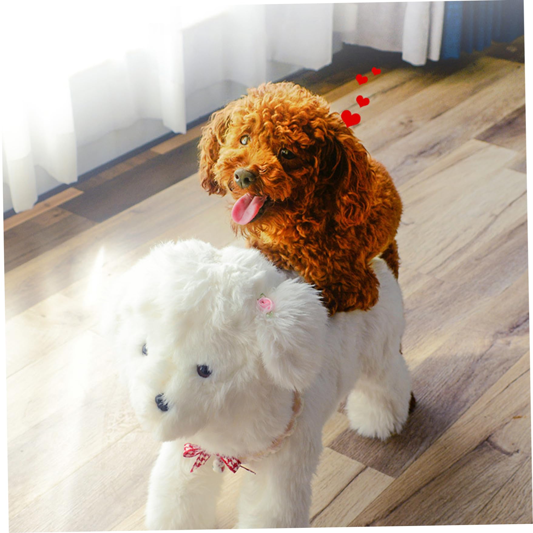Hundepaarspielzeug, Silikon-Hundespielzeug mit Saugnapf, Simulation Pet Estrus Vent Toys, interaktives Hundespielzeug, Hundespielzeug, um sie zu beschäftigen, waschbares, interaktives Hundespielzeug
