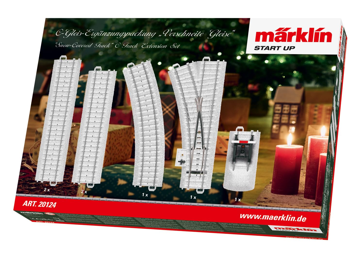 Märklin 20124 – H0 Start Up – C-Binario Supplemento binari innevati