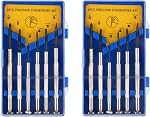 6Pcs Mini Screwdriver Set, Eyeglass Repair Screwdriver, Precision Repair Tool Kit with 6 Different Size Flathead Ideal for Watch, Jewelers (1 Pack)
