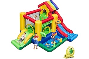 BOUNTECH Inflatable Bounce House Fun for Kids Backyard