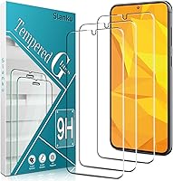 Vista 9 de Slanku Paquete de 3 protectores de pantalla para Samsung Galaxy S20 FE, vidrio templado S20 FE 5G, compatible con lector de huellas dactilares, sin