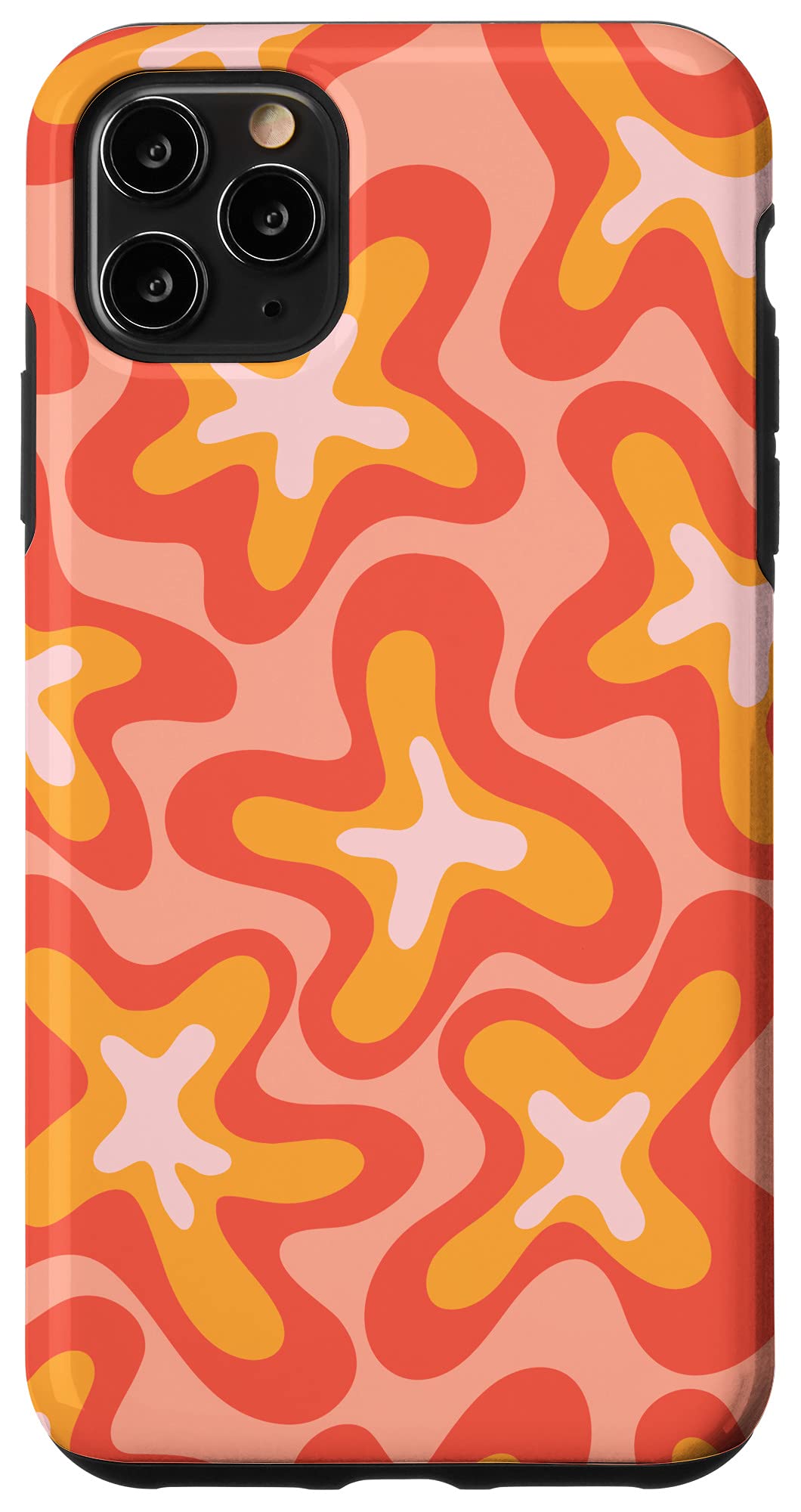 Amazon.com: iPhone 11 Pro Max Squiggle Retro Groovy Abstract 70's 80's  Psychedelic Phone Case : Cell Phones & Accessories