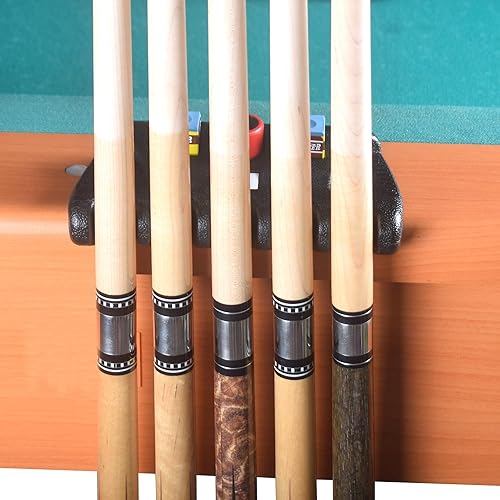 Miniatura 5 de CROWN ME Soporte para Tacos de Billar, Soporte para Tacos de Billar con Peso, Soporte Portátil para Tacos de Billar con Soporte para Tiza, Soporte