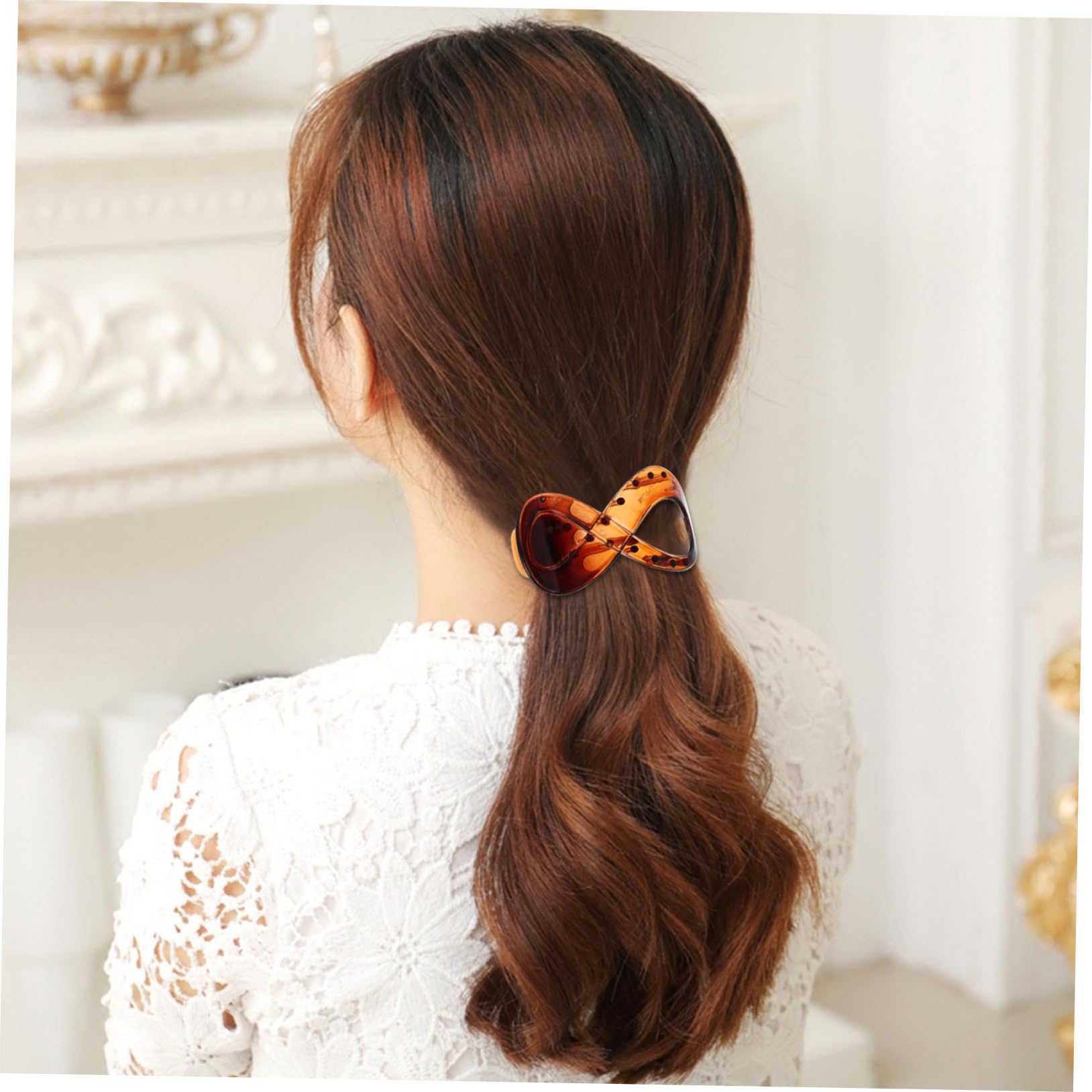 Beavorty 20 Stk Haarklammer Haar Klammern Haarnadeln libelle haarspange Gelee kleine Haarspangen Flache Haarspangen für Frauen Französisch Hai-Clip Haarschmuck Kopfbedeckung Bernstein