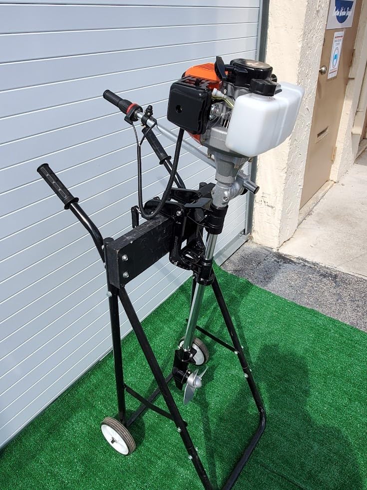 21" Long Shaft 3.5Hp 52cc Outboard Motor 2 Stroke Jon Boat, Zodiac, Dingy 20 Lbs