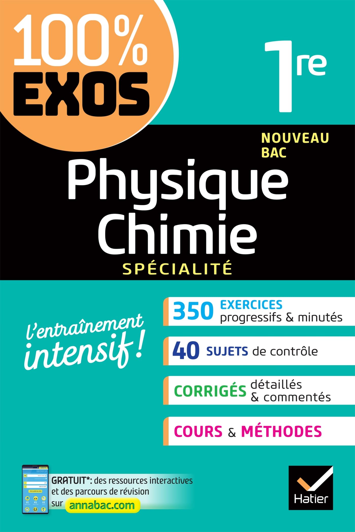 Physique-Chimie 1re générale (spécialité): exercices résolus - Nouveau programme de Première