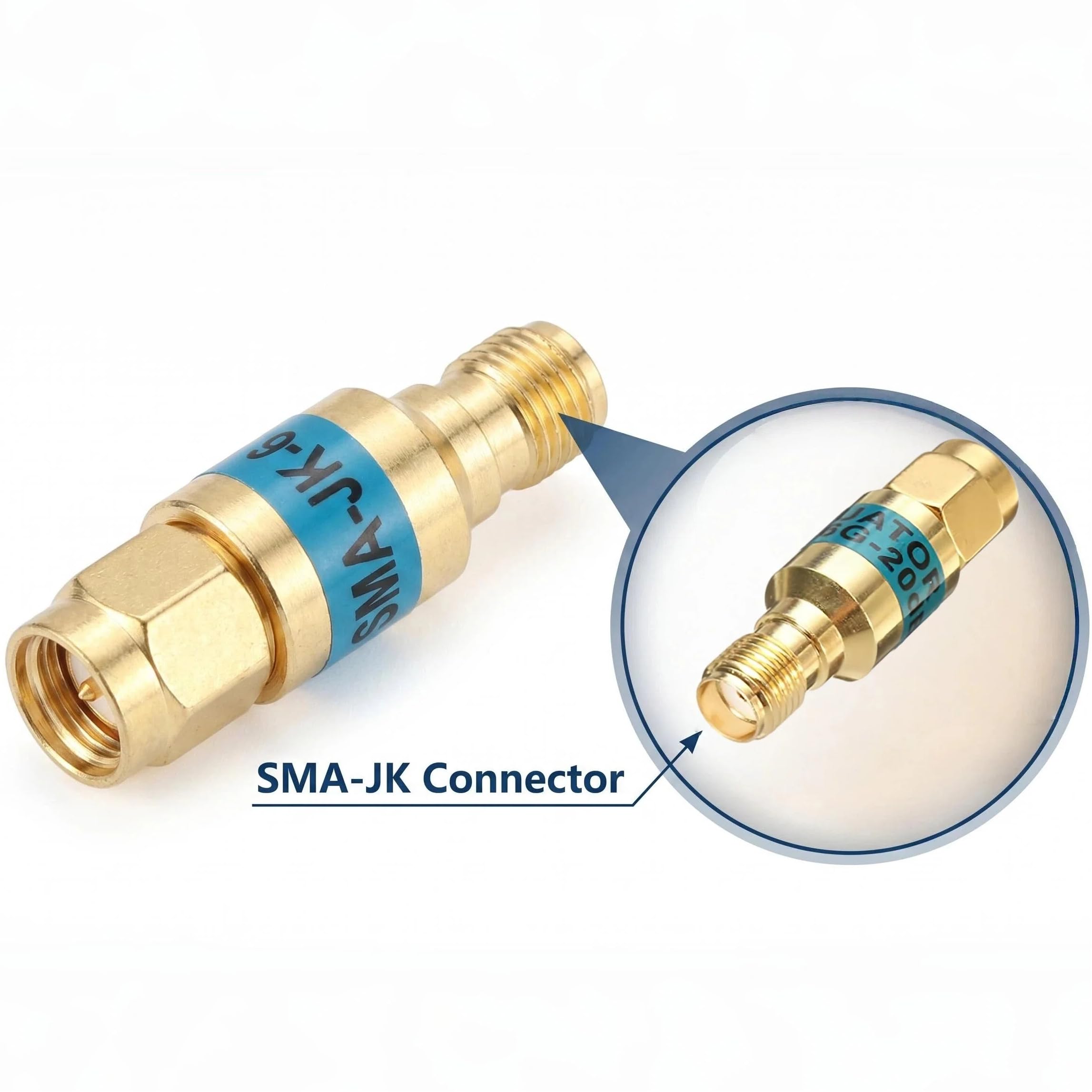 BECEN Atenuador SMA RF 10dB 6G 2W