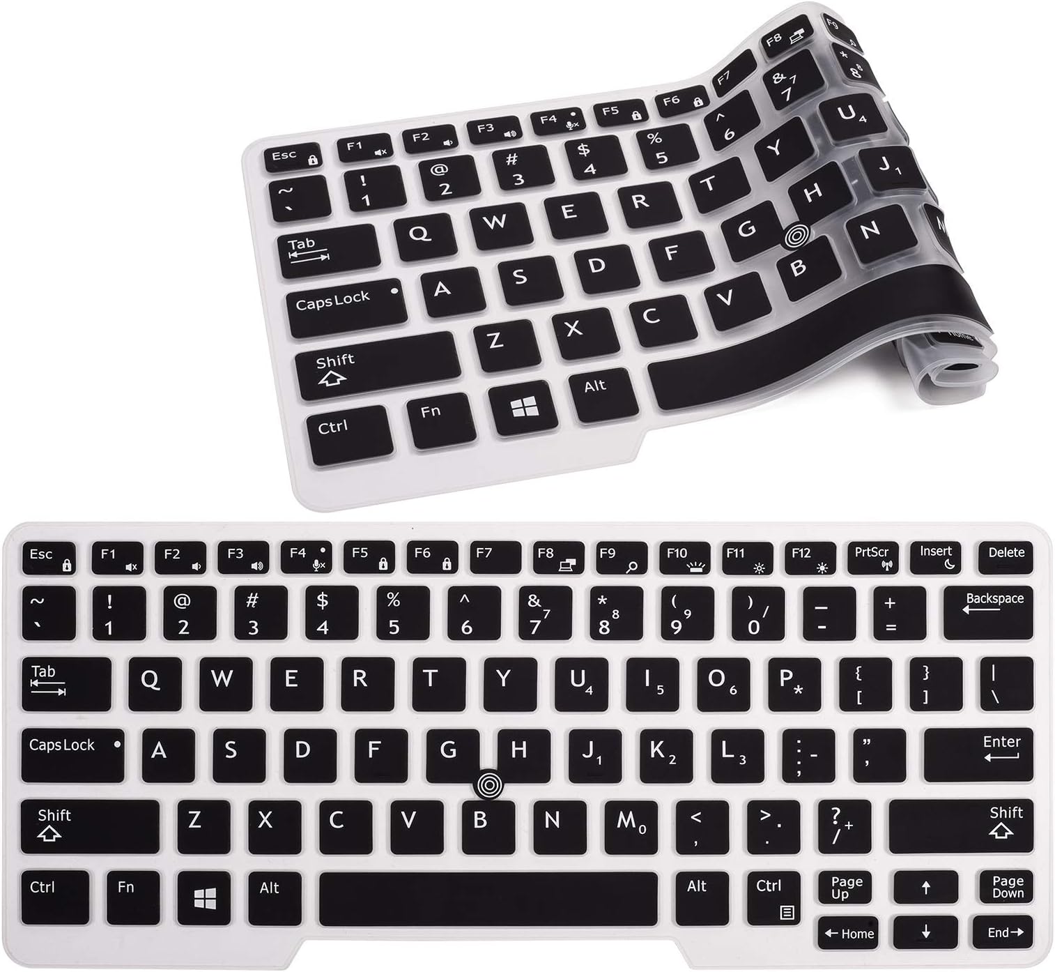 Keyboard Cover for Dell Latitude 14 E7450 E7470 E5470 E7480 E5450 5480 5490 7490/Dell 3340 E3340 with Pointing, 14 inch Dell Latitude Keyboard Protector Skin(Black)