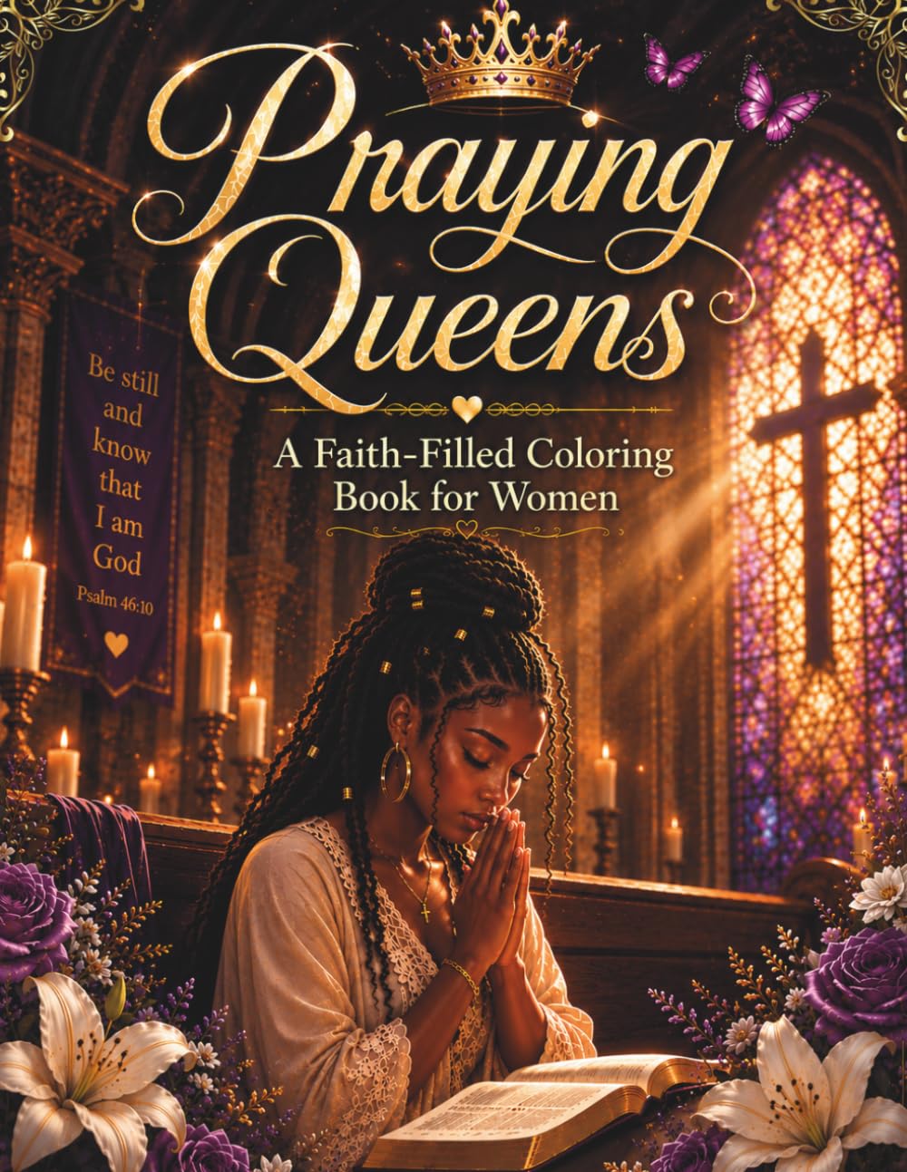 Praying Queens A Faith-Filled Coloring Book for Women: A Beautiful Coloring Experience Filled with Scriptures, Faith and Encouragement