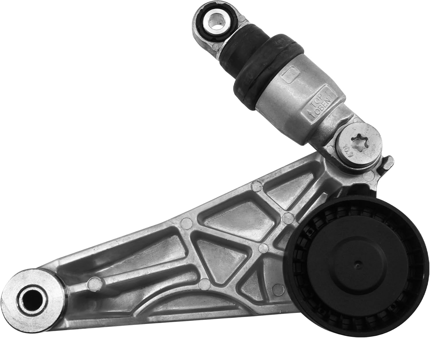 04627038AA Drive Belt Tensioner Assembly with Pulley, Compatible with 2012 2013 2014 2015 2016 2017 2018 Jeep JK Wrangler V6 3.6L Replacement for 4627038AA 39415