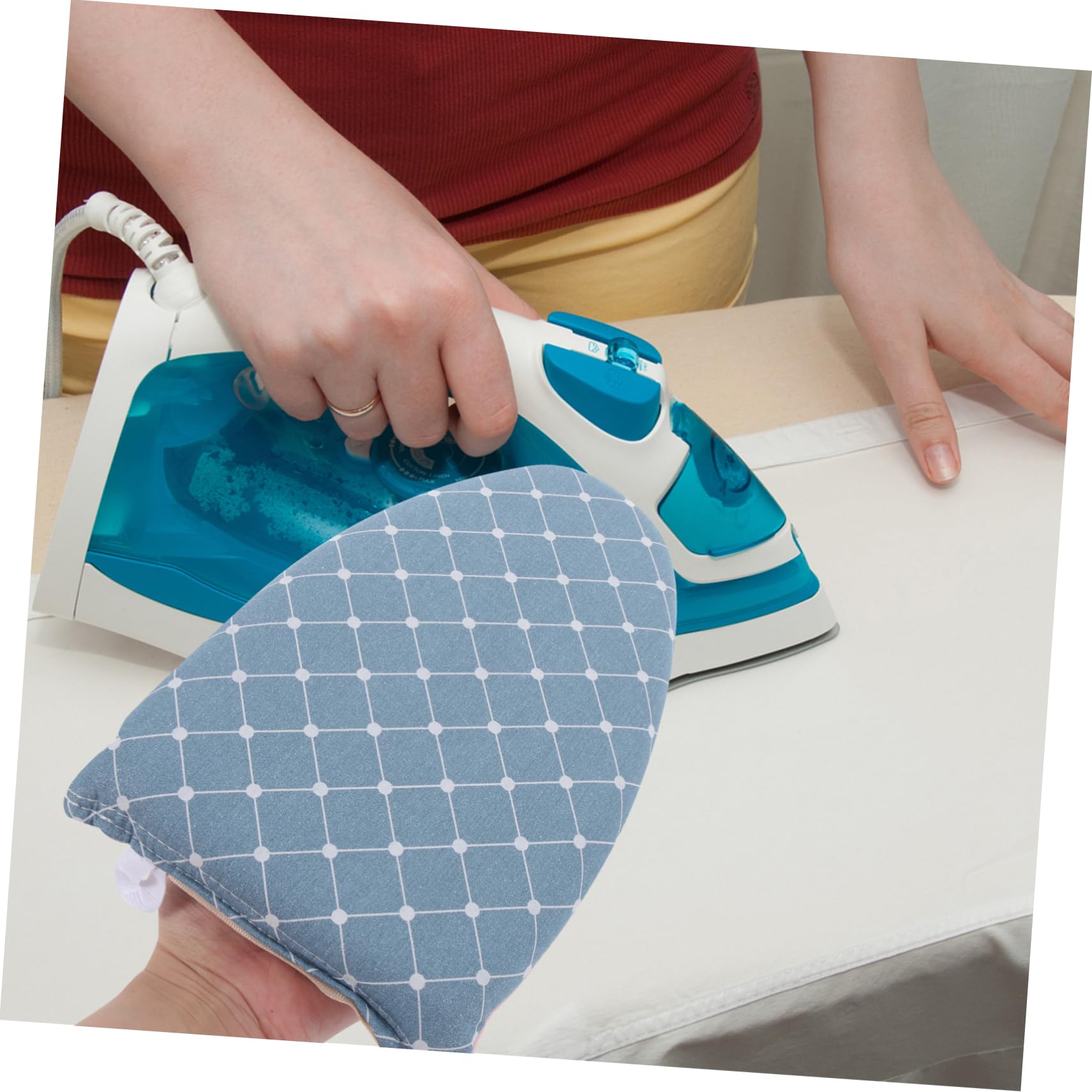 MAGICLULU 6pezzi Guanti Da Stiro Resistenti Al Calore Guanti Antiscottatura Per Stiratura Portatile Per Mini Tavoli Da Stiro e Steamers Comfort e Praticità Per Stirare Vestiti Sicurezza