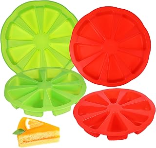 Ciieeo 4pcs Silicone Cake Tools Mini Molds for Baking Triangle Cake Pans Cupcake Molds Nonstick Baking Pan for Diy Tools