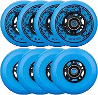 Rodas de hóquei em linha para ambientes externos Asfalto | Substituição de rodas de skate 85a | 68 mm, 72 mm, 76 mm, 80 mm Tamanhos | Preto, azul, vermelho | Fitness, Freeride, Slalom, Urban|