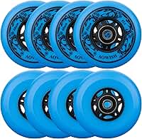 Rodas de hóquei em linha para ambientes externos Asfalto | Substituição de rodas de skate 85a | 68 mm, 72 mm, 76 mm, 80 mm Tamanhos | Preto, azul, vermelho | Fitness, Freeride, Slalom, Urban|