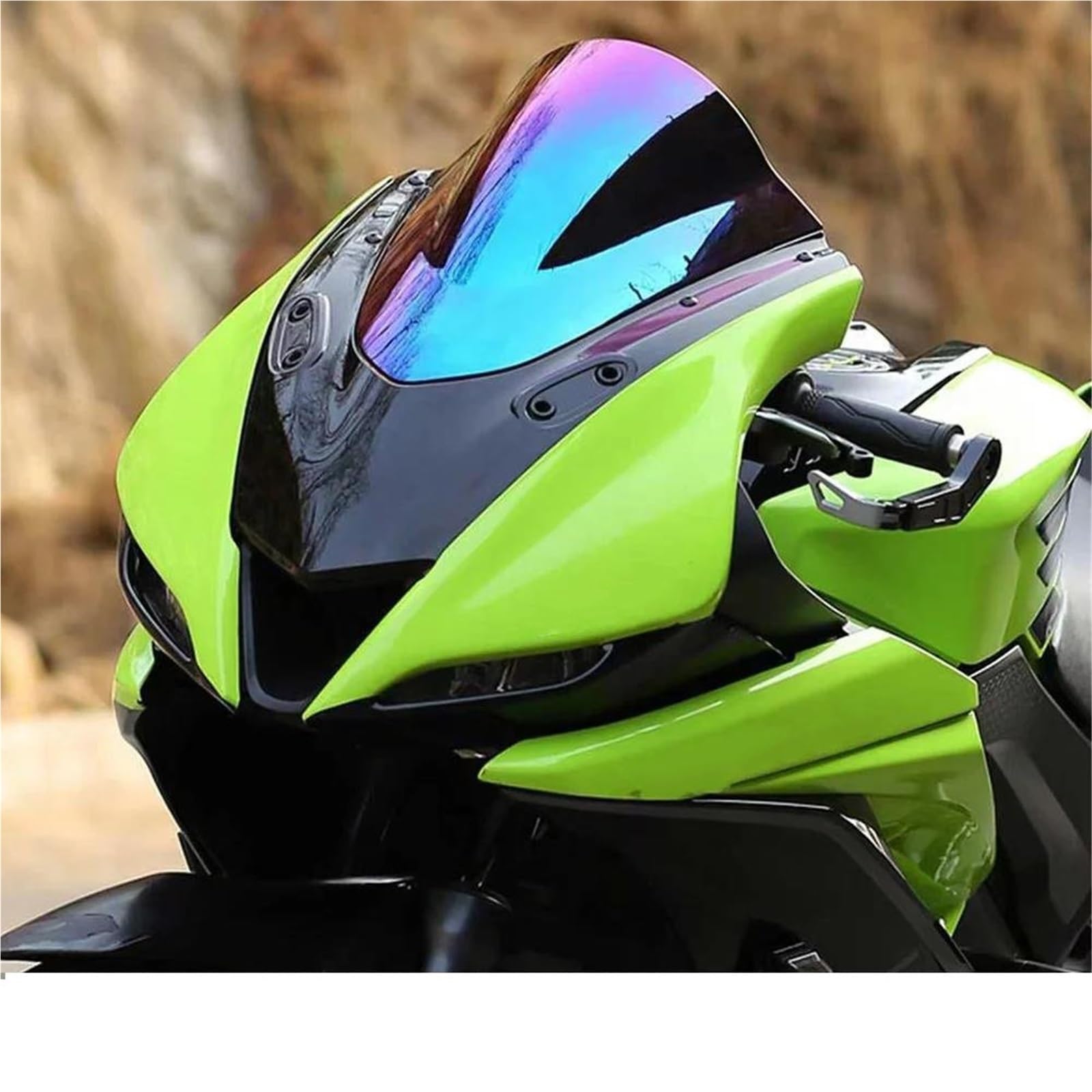 Cupolini E Parabrezza Per Moto Per YAMAHA YZFR15 V4.0 2021-2025 YZF-R15 V4 YZF-R125 2024 Deflettori Vento, Schermi E Visiere Cupolino Paravento(Argento)