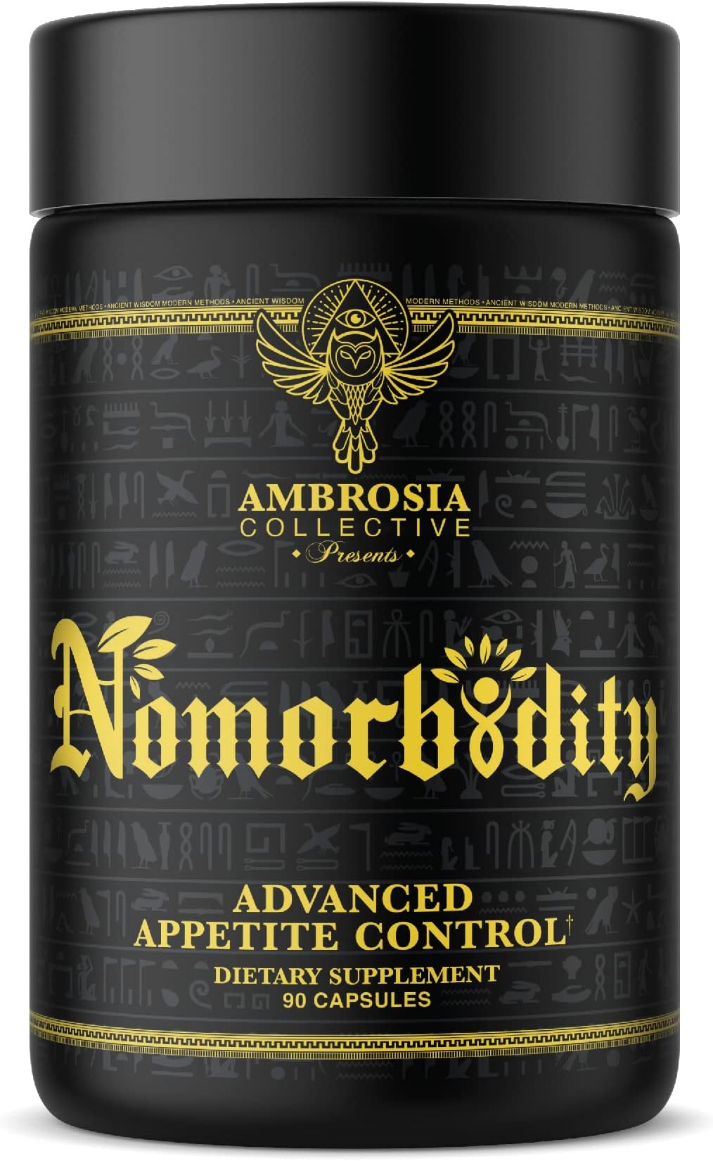 Ambrosia Nomorbidity Extra Strength Appetite Control | Caralluma Fimbriata, InSea2ยฎ KSM-66ยฎ Ashwagandha,ThinOgenยฎ Laminaria Japonica | Hunger Management | 90 Veggie Capsules (30 Day Supply)