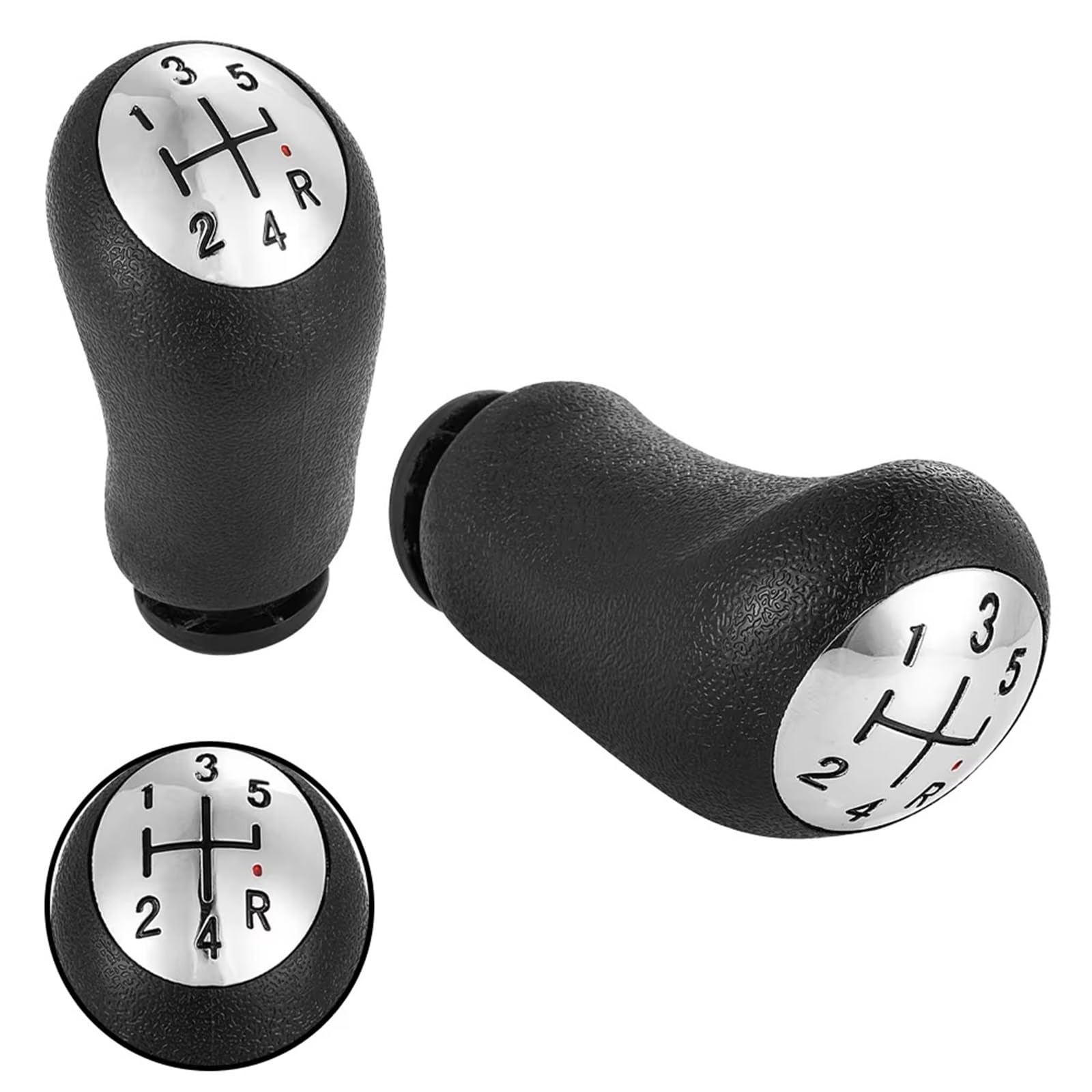 YLMKMVLCZC 5 Speed Gear Shift Knob Lever Head for Clio 3 Twingo Laguna 2 Modus Dacia Dokker Duster Logan II Auto Parts Gear Shift Knob Lever