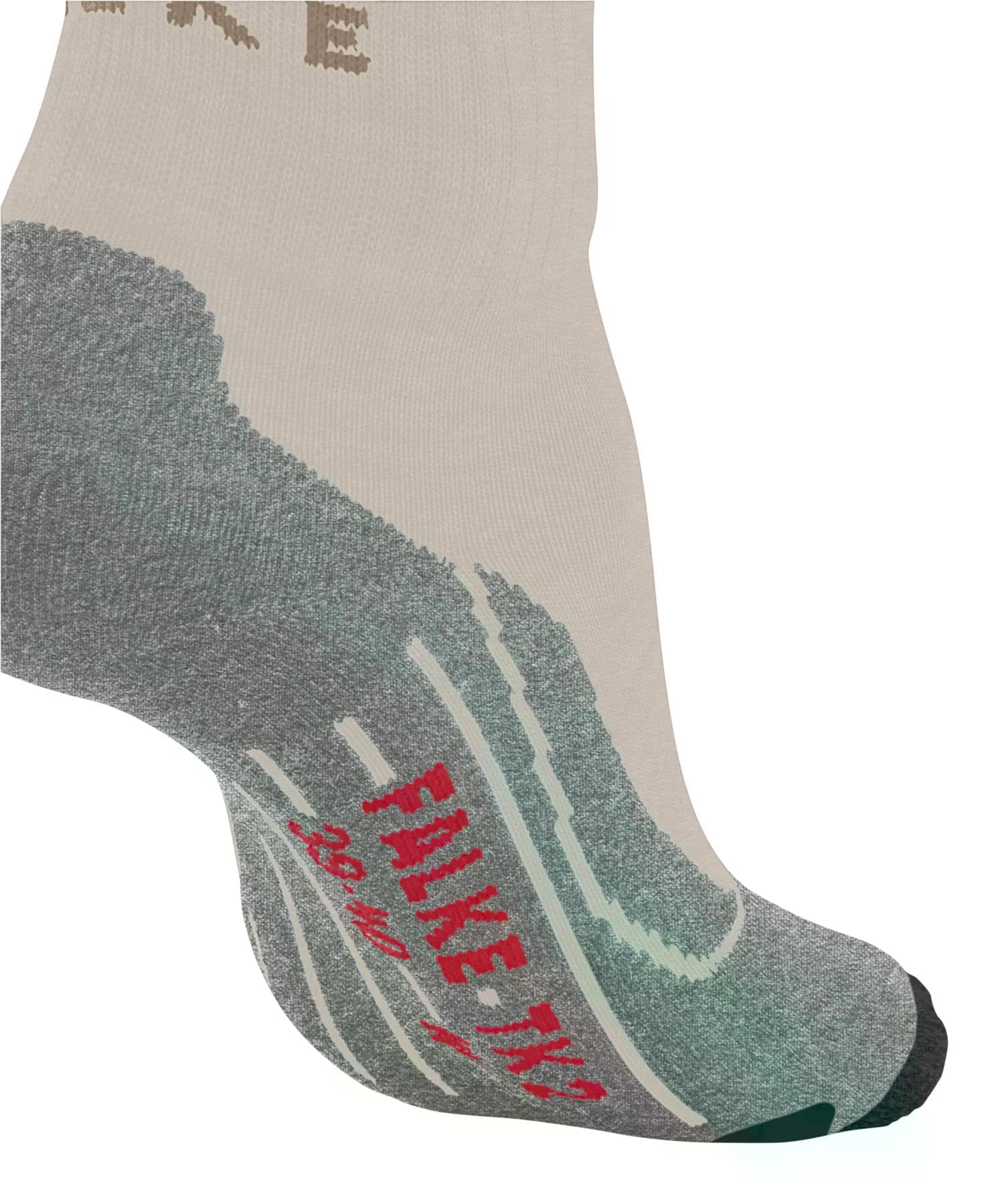 FALKE femme TK2 Short chaussettes de randonnée rembourrage moyen anti-ampoule chaudes courtes respirantes séchage rapide régulation climatique anti-odeur laine fil fonctionnel 1 paire