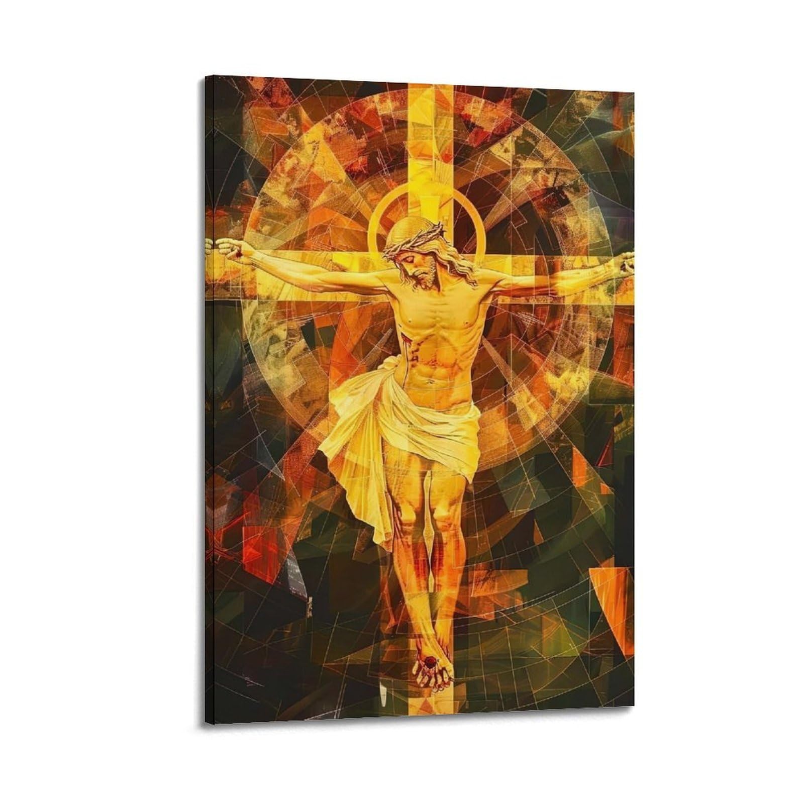 ESTE Christianity Religion Jesus Modern Art Cross Poster Decorative Painting Canvas Modern Art Picture 24x36inch(60x90cm)