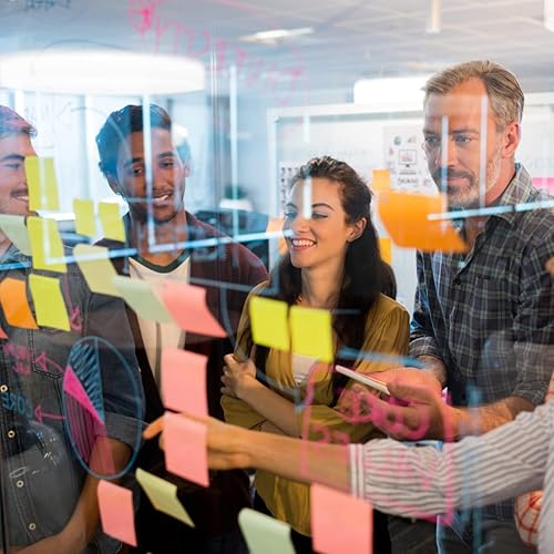 Miniatura 3 de Bling Crystal - Soporte para bloc de notas autoadhesivo, multicolor con caja de poliuretano, blocs de notas de color, pestañas de banderas de