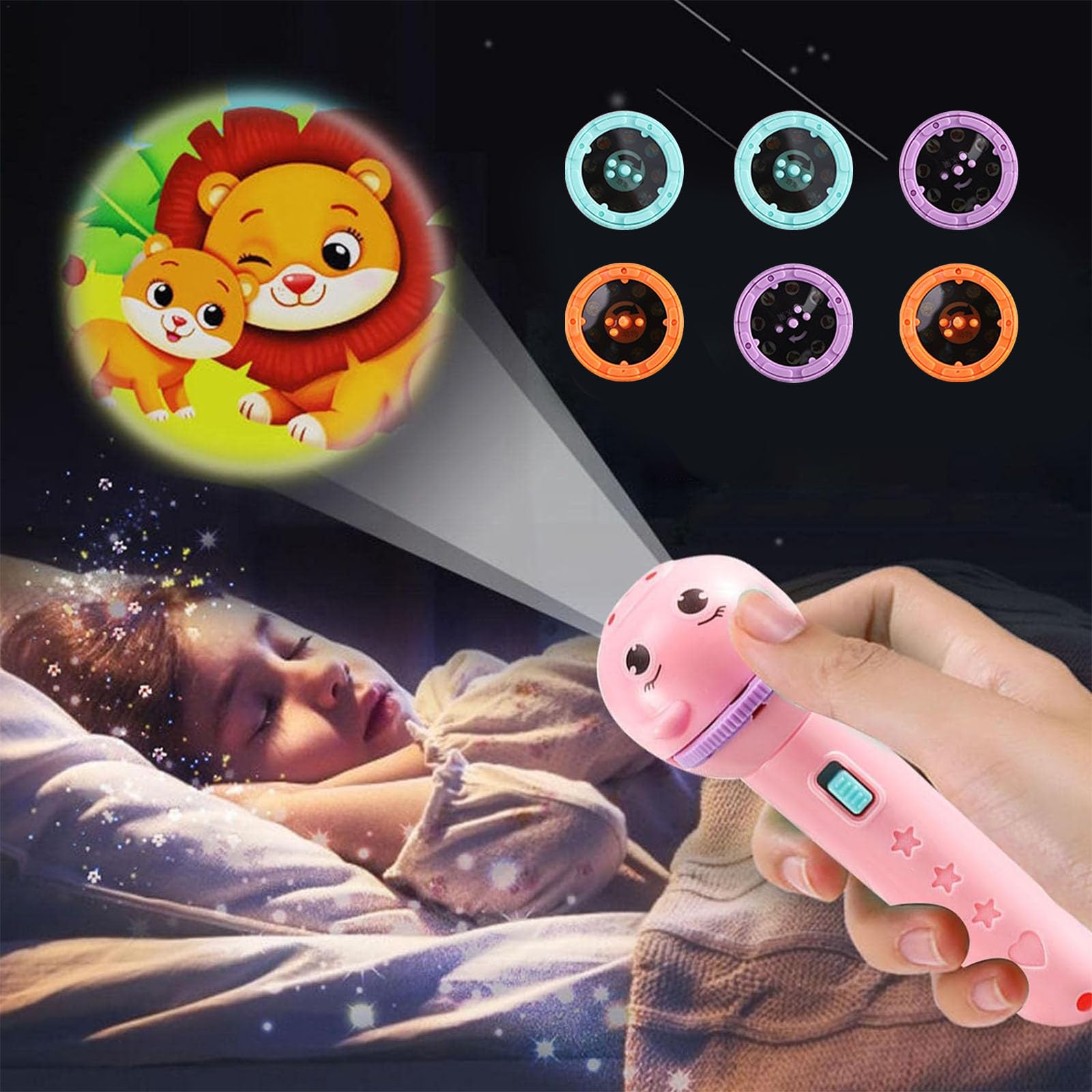 24 Modèles De Projecteur De Lampe De Poche De Noël, Torche Coulissante