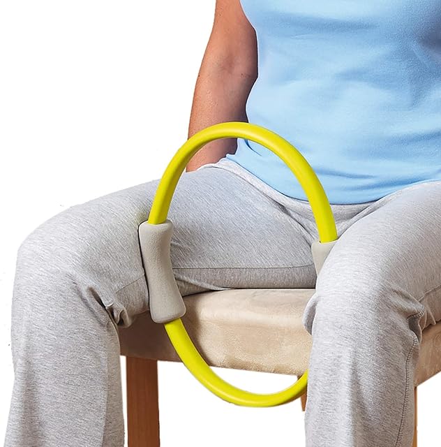 Burwells Pelvic Floor Exerciser Ring Hoop Home Thigh Leg Pilates Kegel Muscle Toner