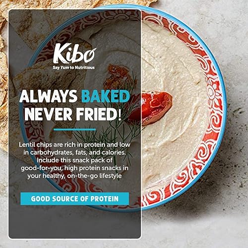 Miniatura 6 de Kibo - Papas fritas de garbanzos, con alto contenido de proteínasfibra, a base de plantas, certificado sin gluten ni OMG, vegano, kosher, paquete