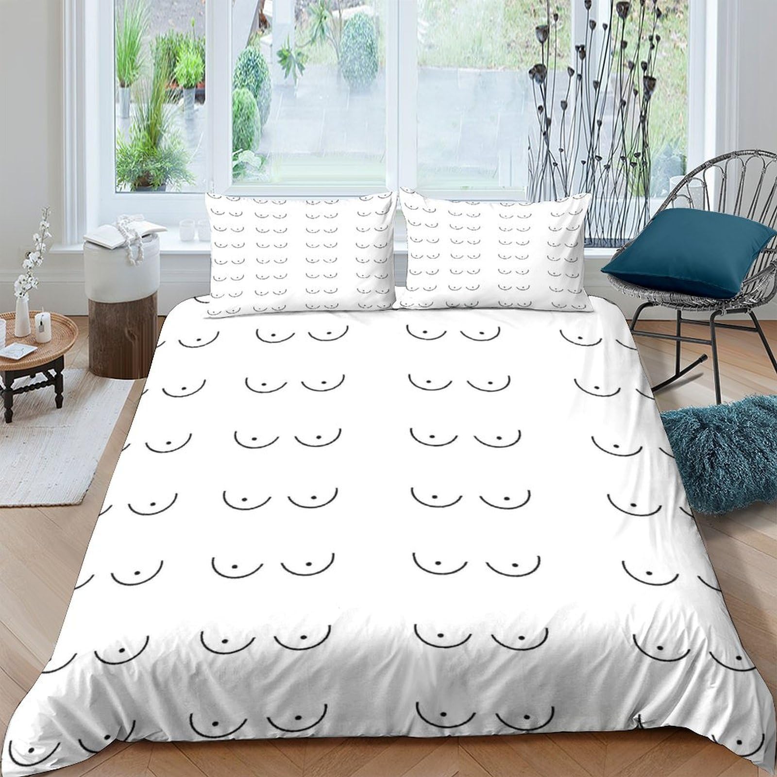 Ctjqhvkz Style-10 3D Printed Minimalist Eyelash Fitted Sheet Microfiber Soft White Abstract Bed Cover For Bedroom Dorm Decor Single（135X200cm）