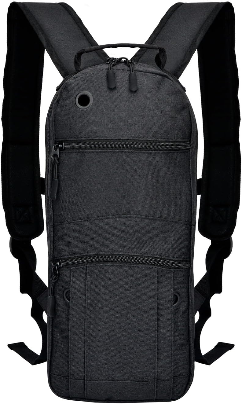 iGuerburn Oxygen Cylinder Backpack Medical O2 Tank Regulator Holder Bag Portable Oxygen Concentrator Carrier Size M2, A/M4, ML6, B/M6, M7, C/M9 (Black)
