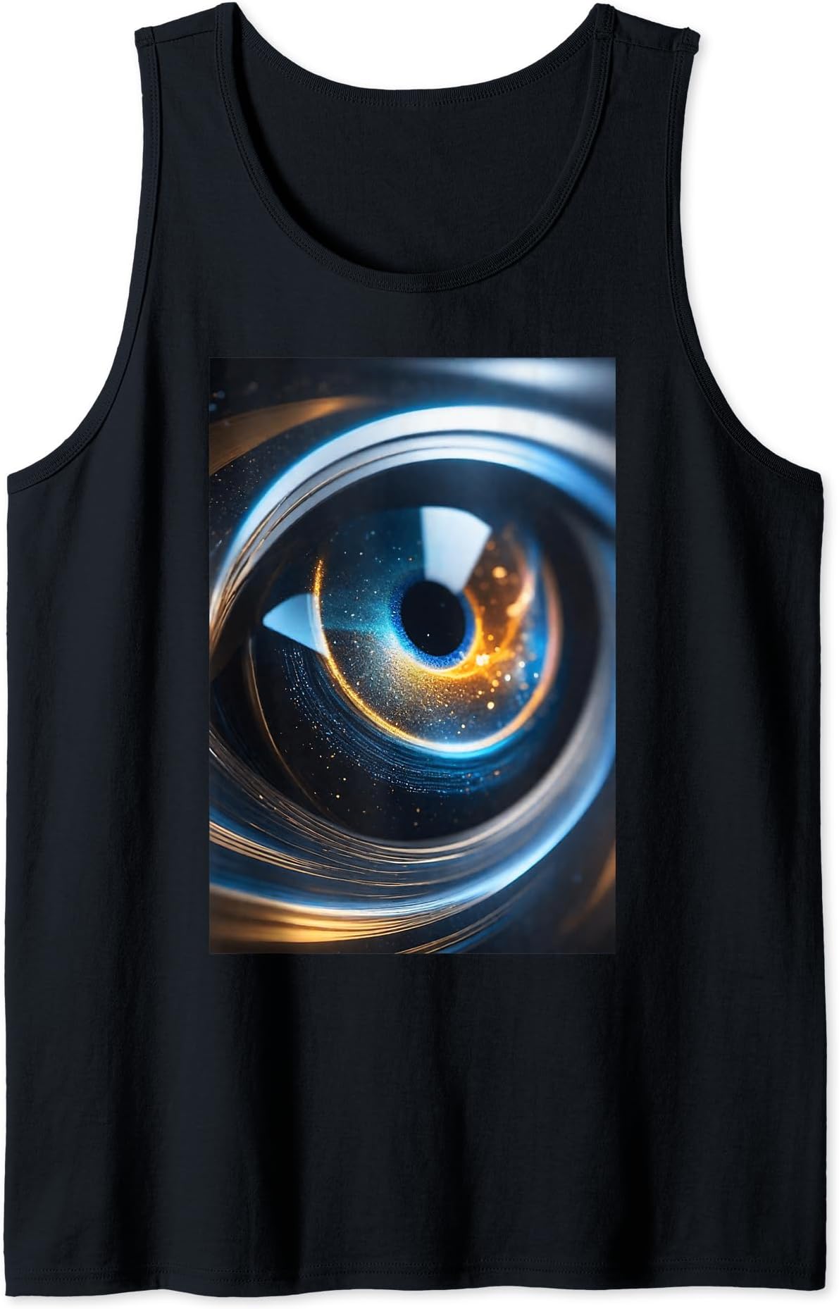 Cosmic Visitations - Watching Eye Surreal GraphicsCosmic Distant Space Trippy Eye Spacedust Cosmic Design Tank Top