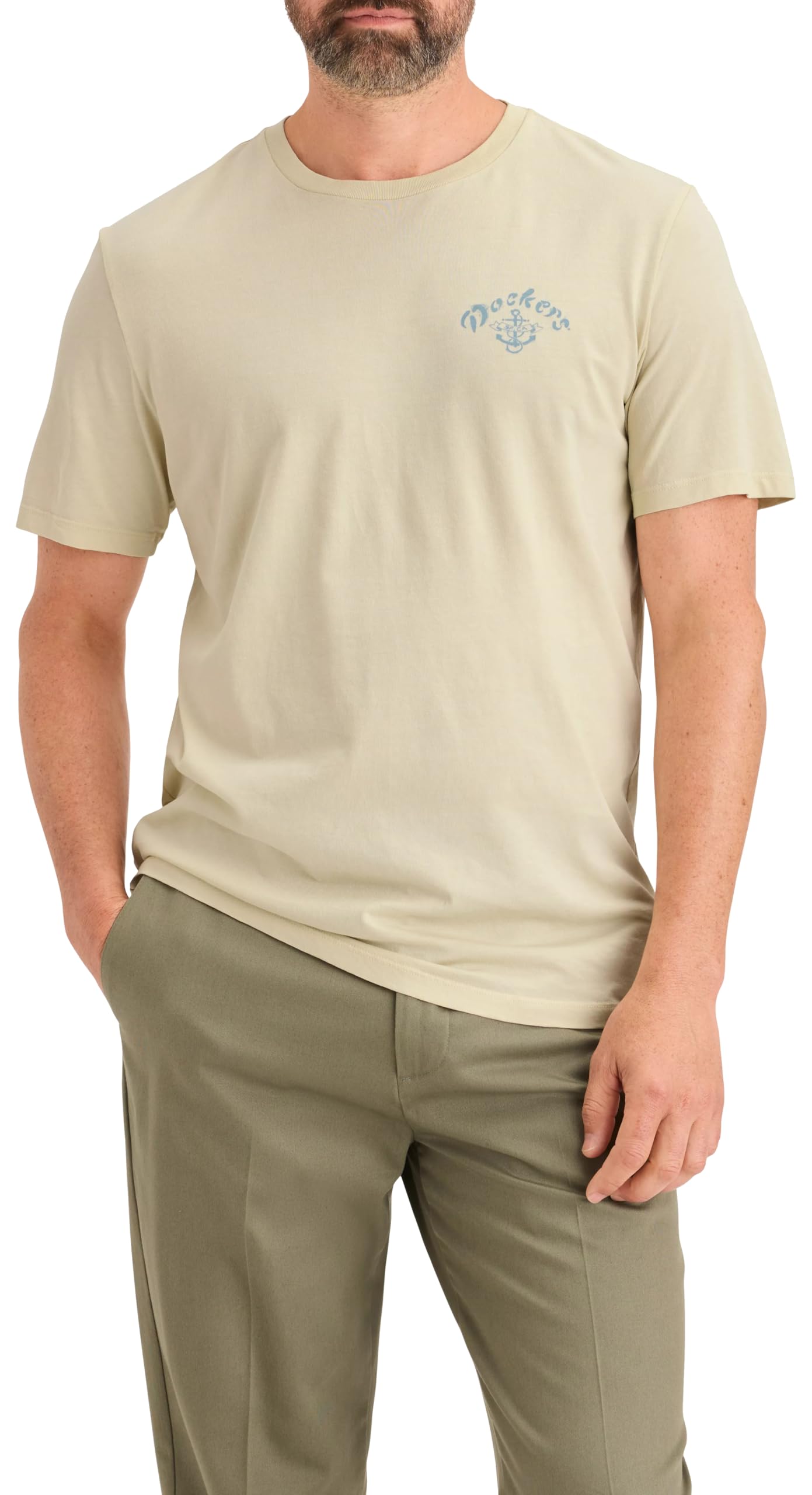 Dockers Logo Tee, T-Shirt Uomo, Summer Earth (Tourmaline), L-image