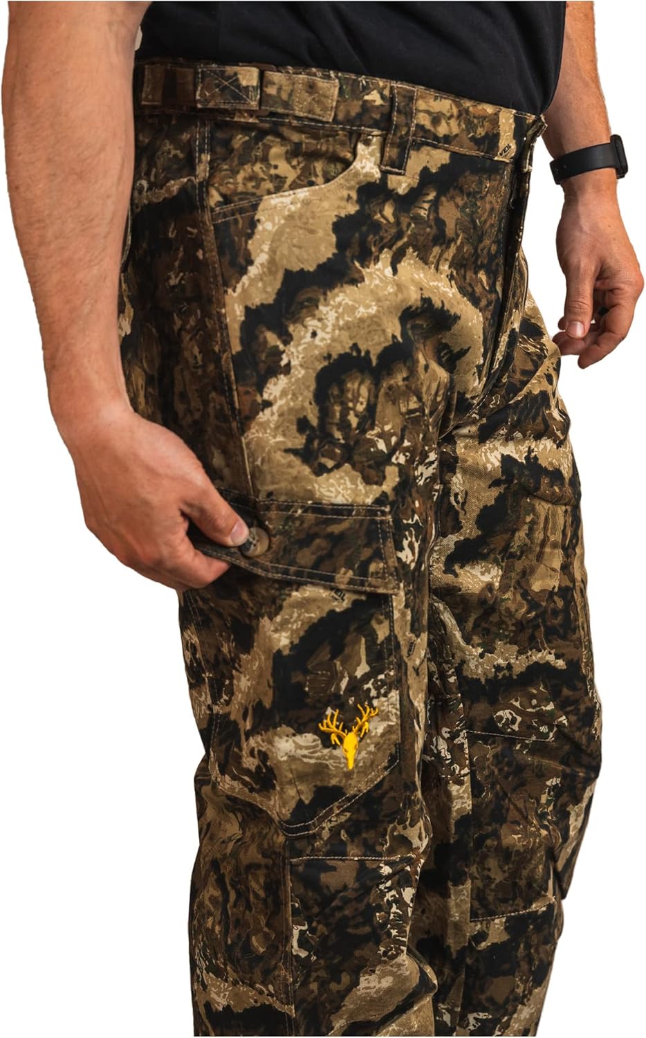 HOT SHOT Men’s Camo Performance Pant, Multi-Pocket Adjustable Waist Pants, Comfortable Year-Round Deer Hunting Gear for Men - Image 5