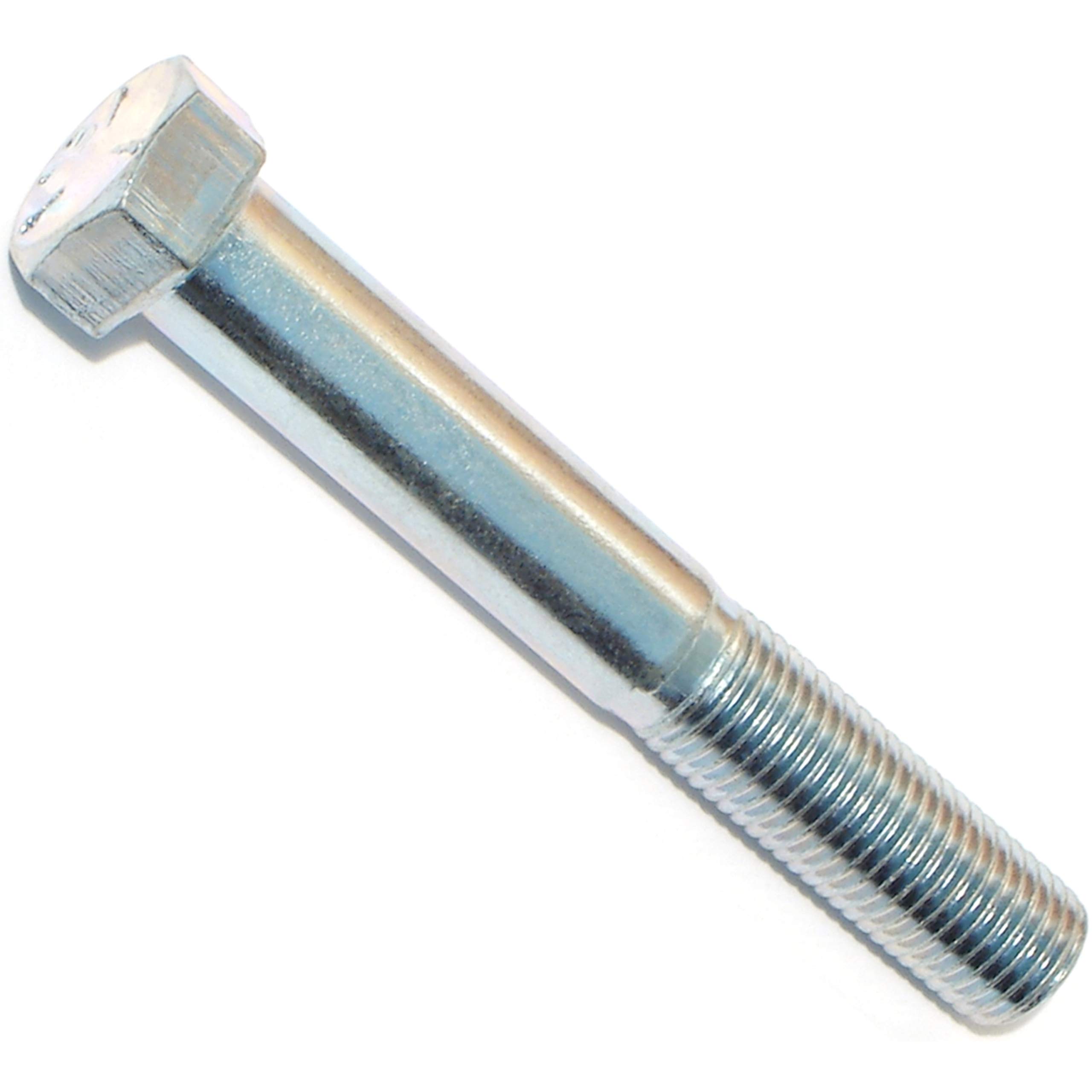 Hard-to-Find Fastener 014973247935 Grade 5 Fine Hex Cap Screws, 7/16-20 x 3, Piece-6, zinc