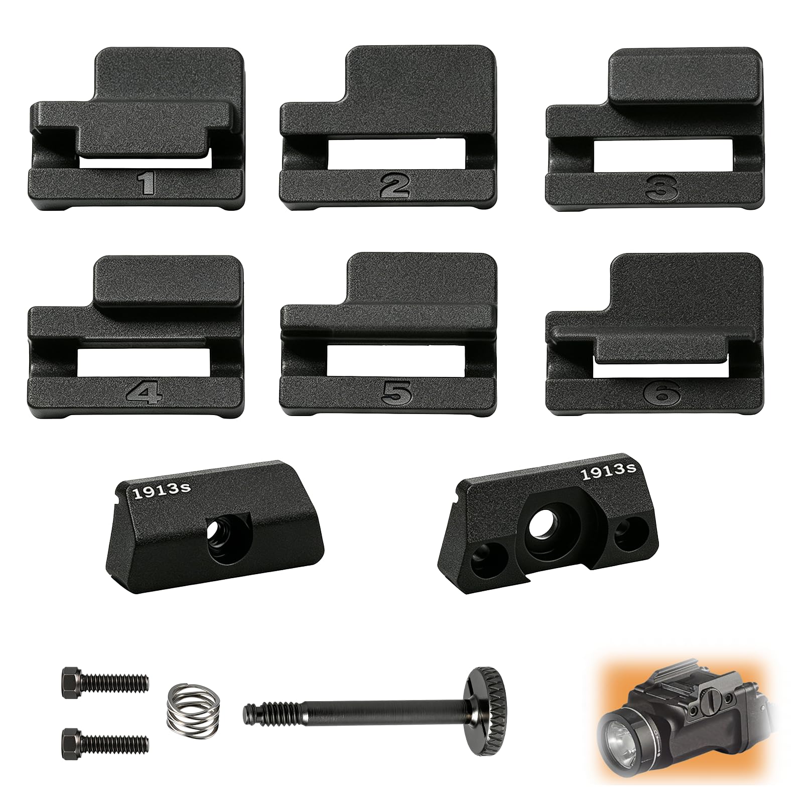Steamlight 1913 Clamp Jaw Kit - Secure Your Tactical Light -1