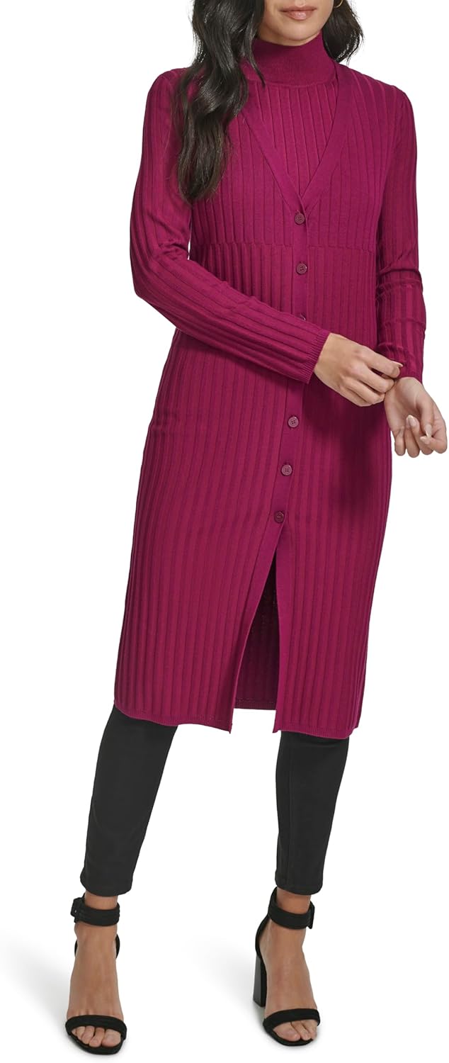 Calvin Klein Womens Longsleeve V Neck Sweater - Image 6