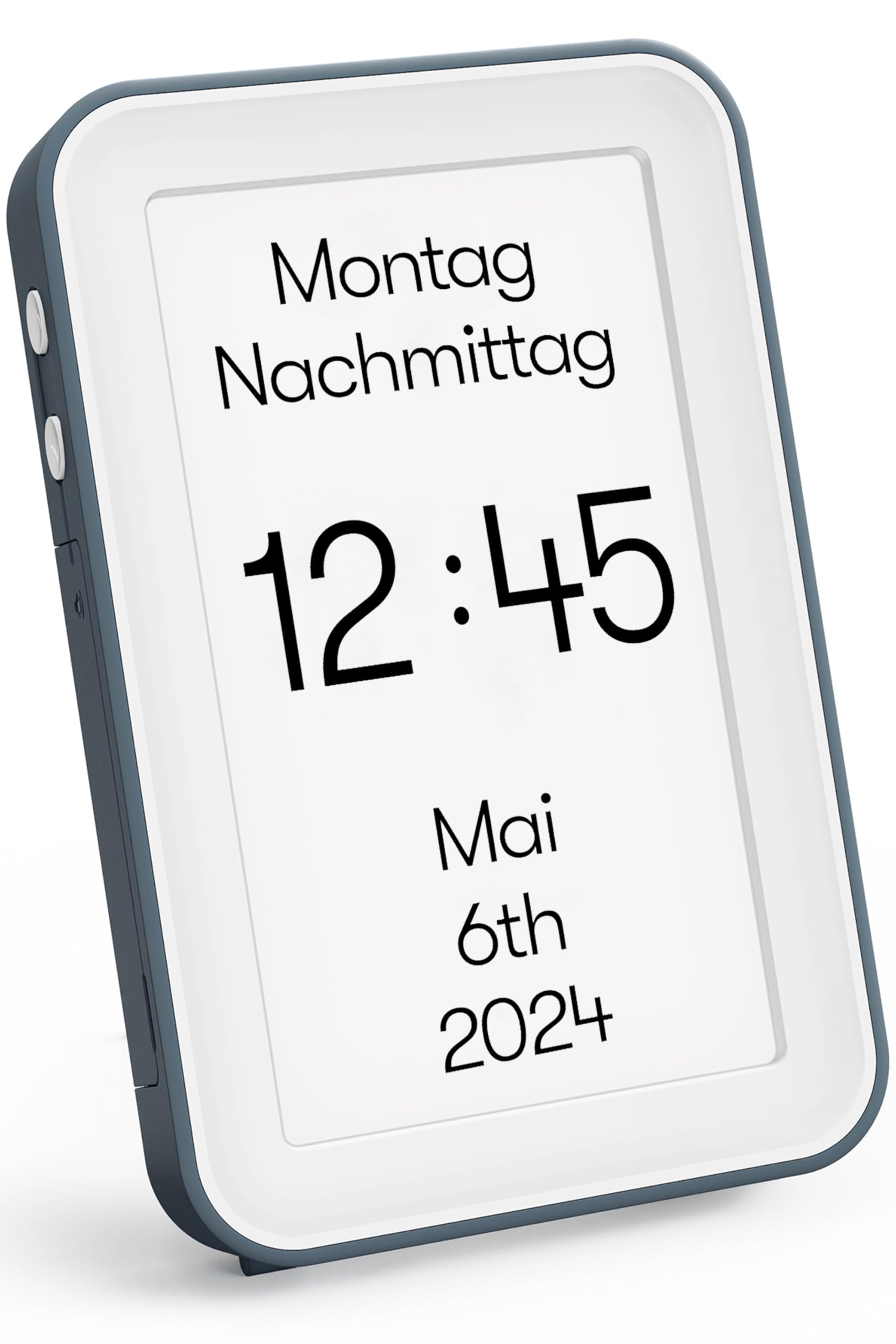 Relish - Demenzuhr Day Connect, Digitale Kalenderuhr mit Tag, Datum und Uhrzeit, großes übersichtliches Display, personalisierte Optionen
