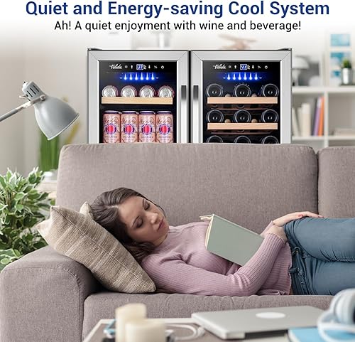 Miniatura 7 de Velieta Refrigerador de vino y bebidas de 30 pulgadas