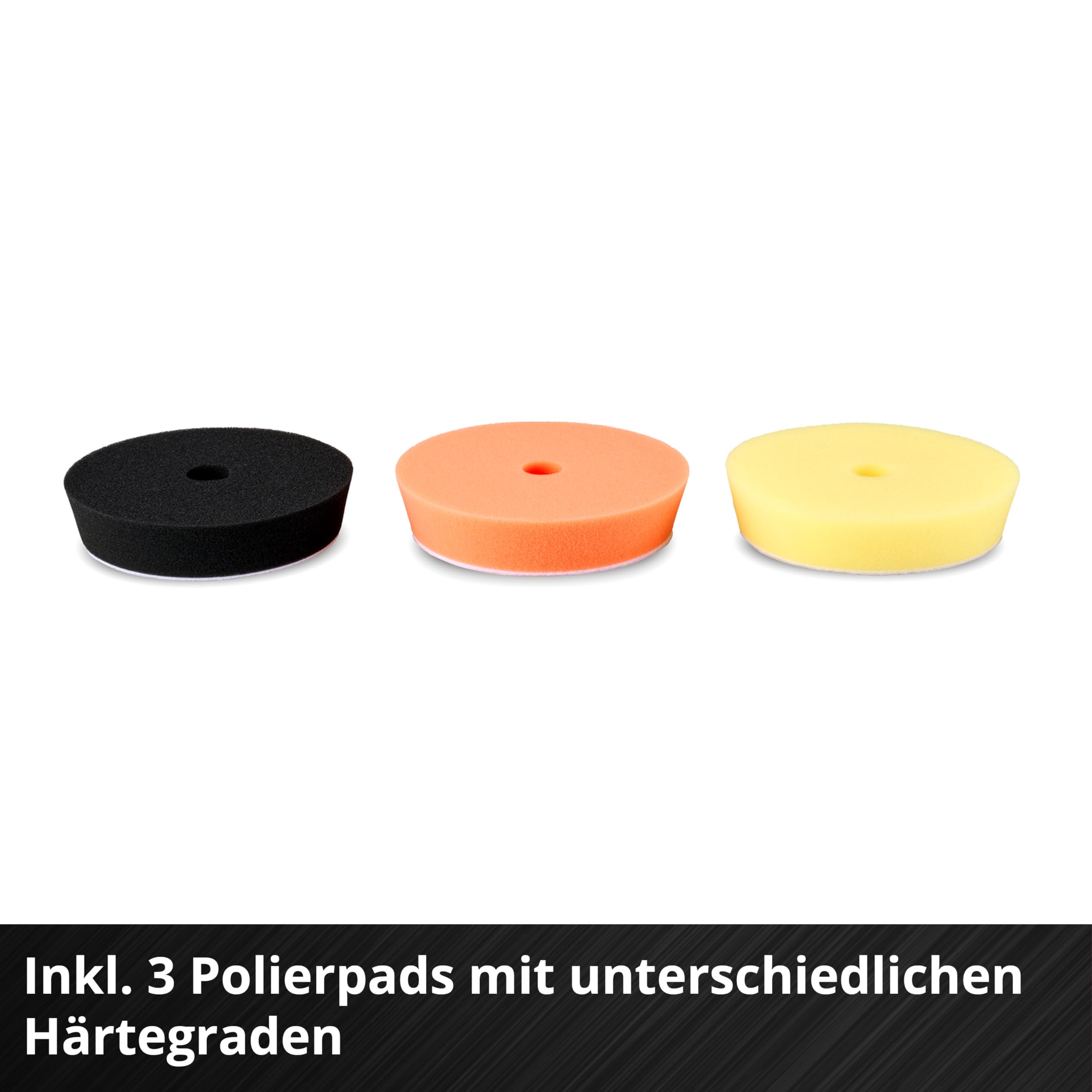 Einhell Professional Akku-Exzenterpolierer CP-EP 18/125 Li BL - Solo Power X-Change (18 V, 125 mm Polierer, Brushless, 500 - 3.800 U/min, inkl. 3x Polierpad, ohne Akku)