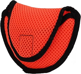 TOPINCN D タイプ マレット パター ヘッド カバー 軽量織物ゴルフ ヘッドカバー プロテクター バッグ、クラブ保護のためのユニークな形状デザイン、ゴルフ愛好家に最適