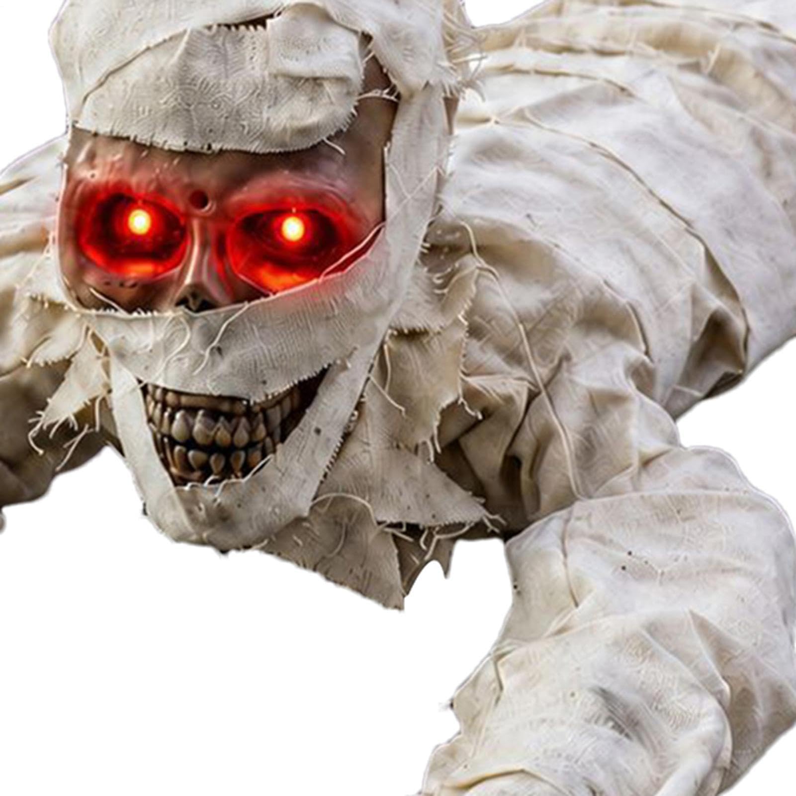 Robot Reptante Aterrador Para Halloween Juguete De Broma Fantasma Activado | Muñeco Eléctrico Aterrador Reptante Para Al Aire Libre Entrada Casa Encantada Reuniones Jardín