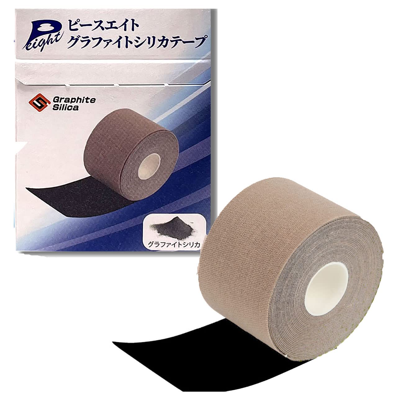 Amazon | ピースエイト グラファイトシリカテープ 50mm×5m | ピース