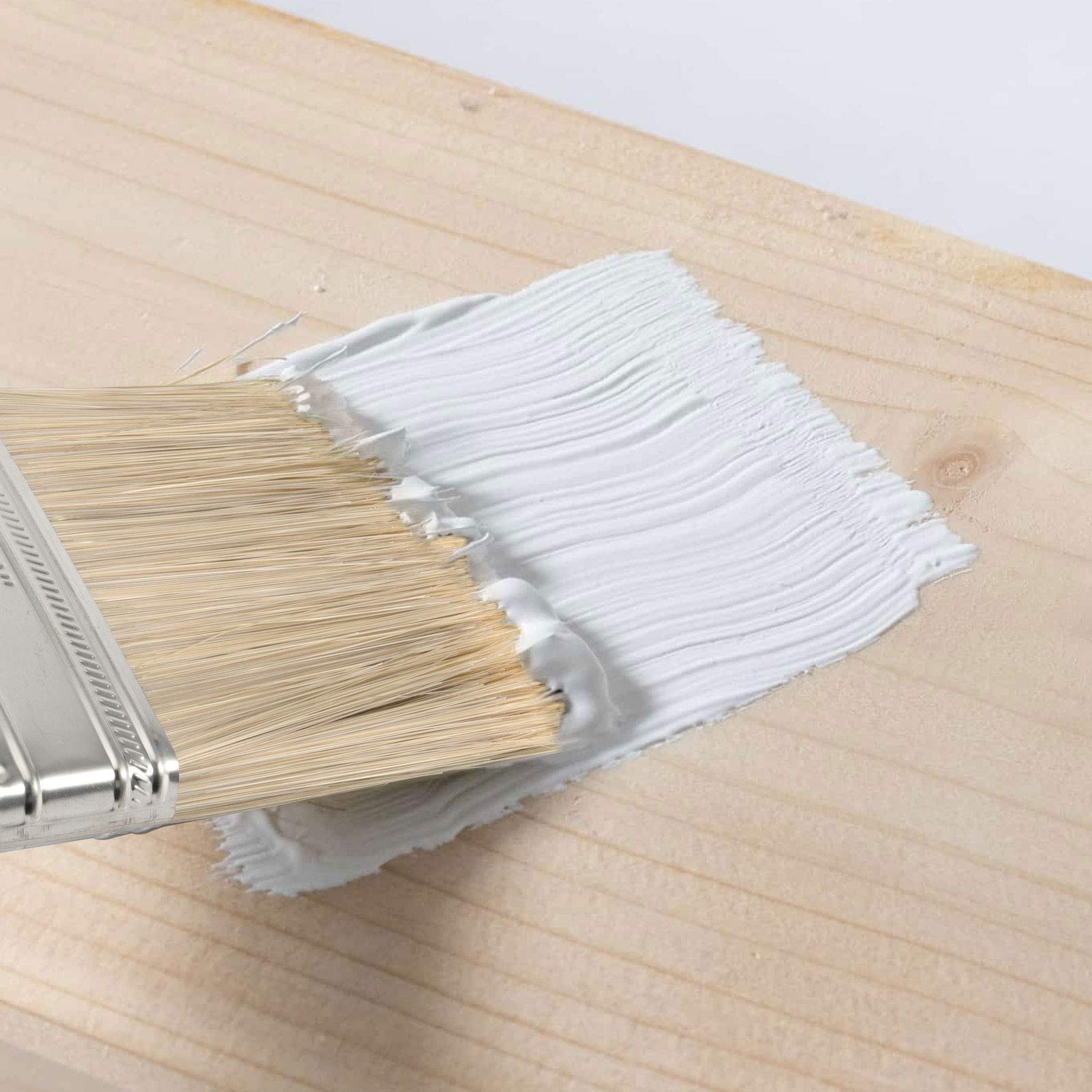 Juego de pinceles de pintura de grado profesional de 10 Ea de 10,16 cm, para casa y casa, con mango de plástico tratado
